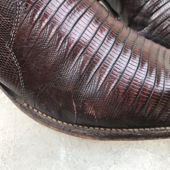 Vintage Nocona Lizard Cowboy boots - Picture 8 of 9